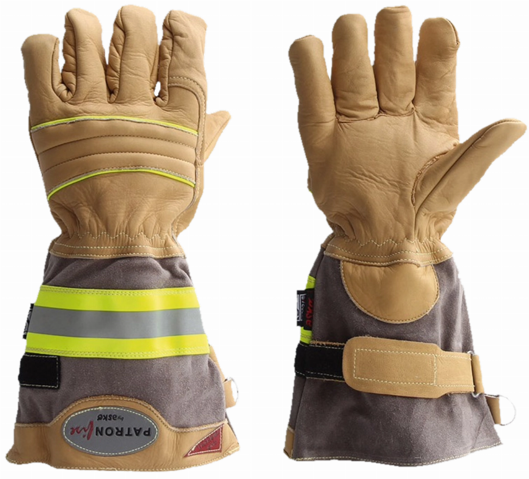 451075 FW-Handschuh Patriot-Fire beige lange Stulpe.